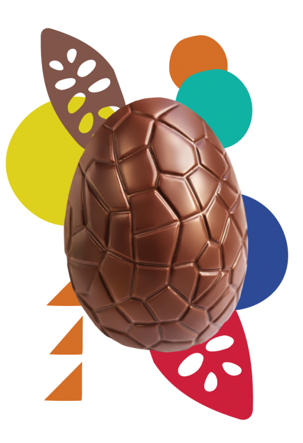 140g Hollow Chocolate Easter Egg - Sweet William