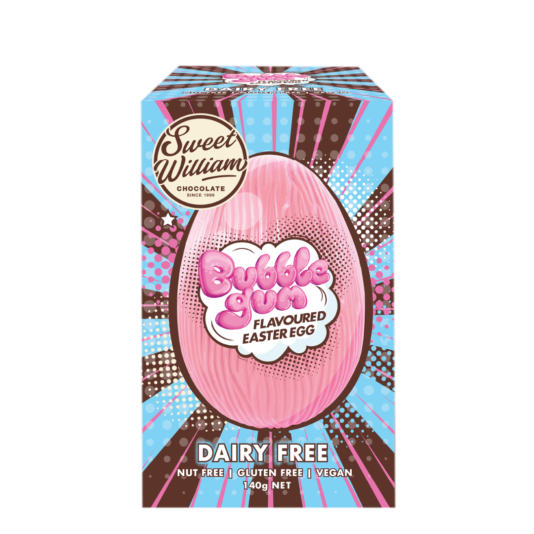 Buy 140g Bubblegum Flavoured Hollow Easter Egg Australia | Vegan