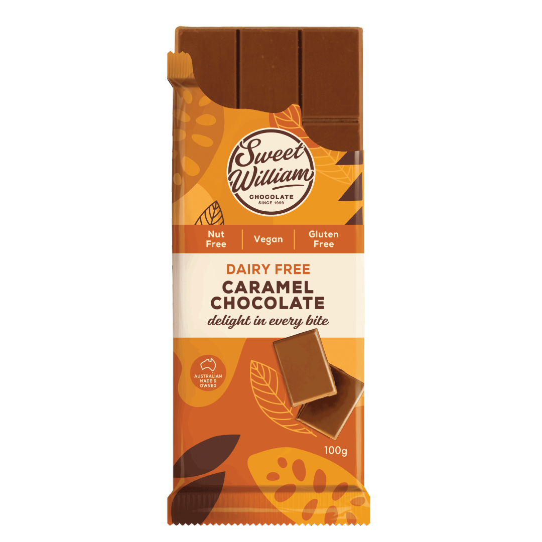 Sweet William 100g Caramel Chocolate