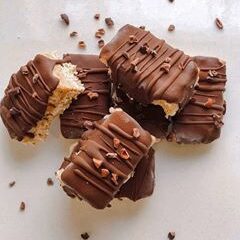 Raw Vegan milky way slice